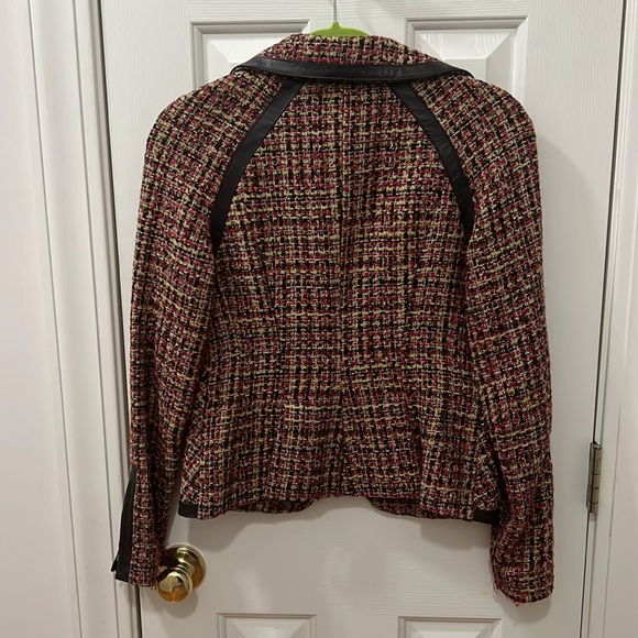 BeBe Tweed Jacket Pink Brown - Picture 2 of 3